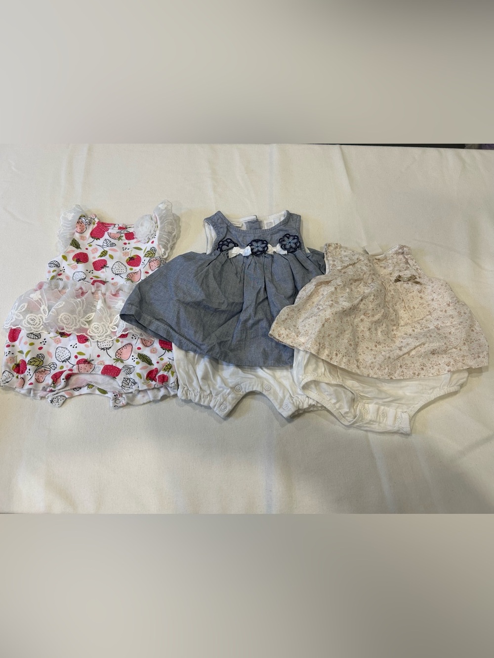 Baby romper dress bundle